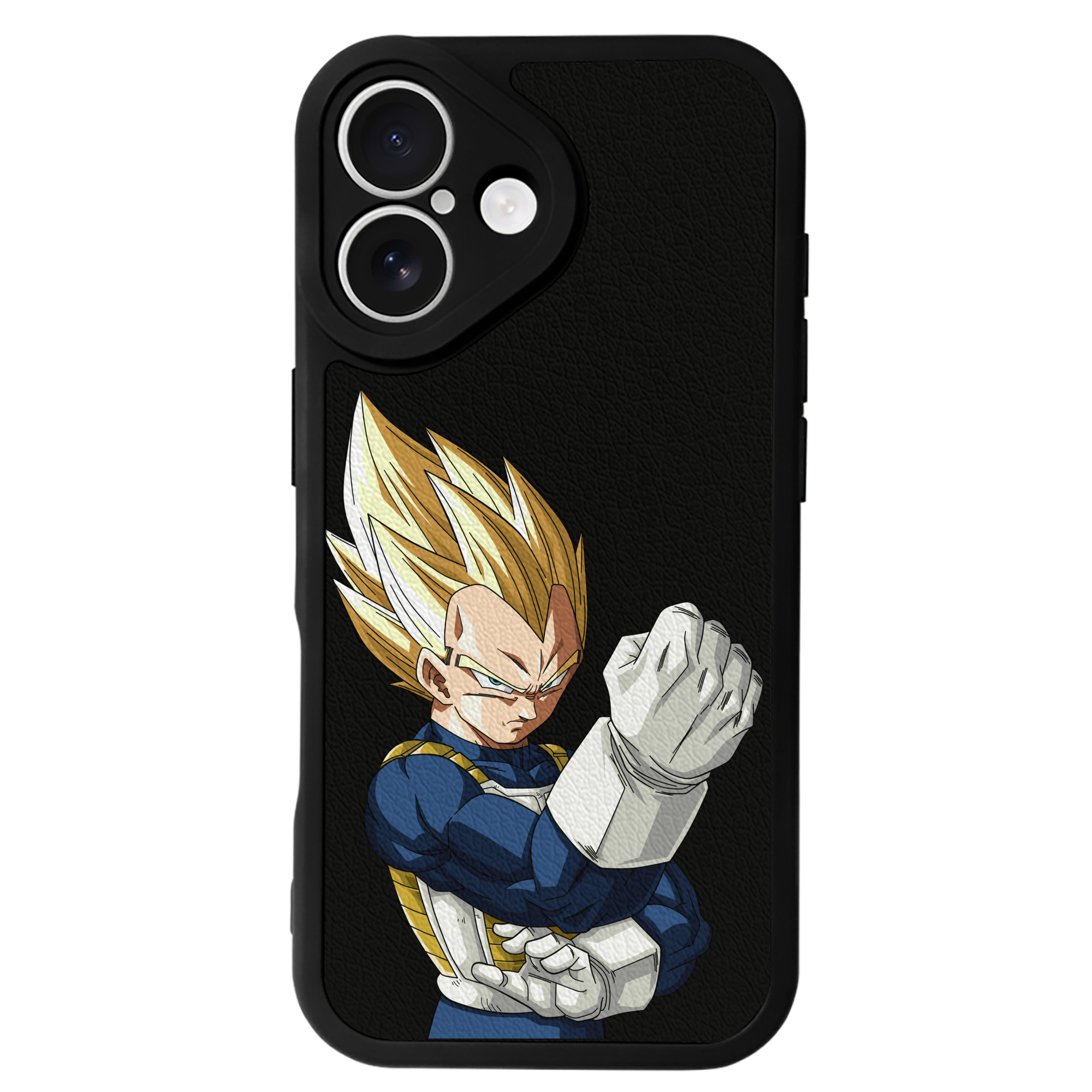 （画像用） ドラゴンボール ベジータ四世（Bejīta Yonsei）DRAGON BALL Vegeta IV 【iPhone 16シリーズ対応】シリコンスマホケース（レザー調） 材質：シリコン